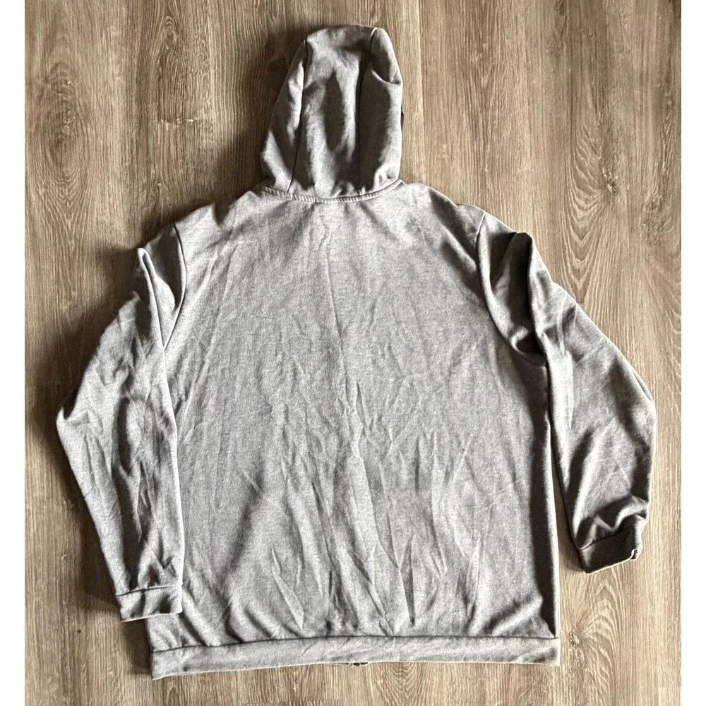 Nike Dri-FIT Full Zip Hoodie Gray Men's 3XLT Tall Sweatshirt Athletic Jacket